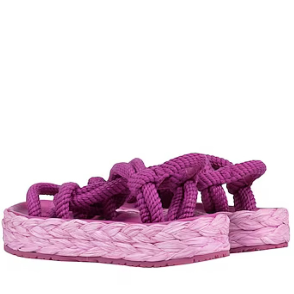 Isabel Marant Pink Rope Sandals BNWT - Picture 3 of 11